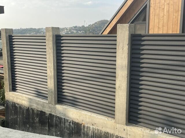 Забор жалюзи