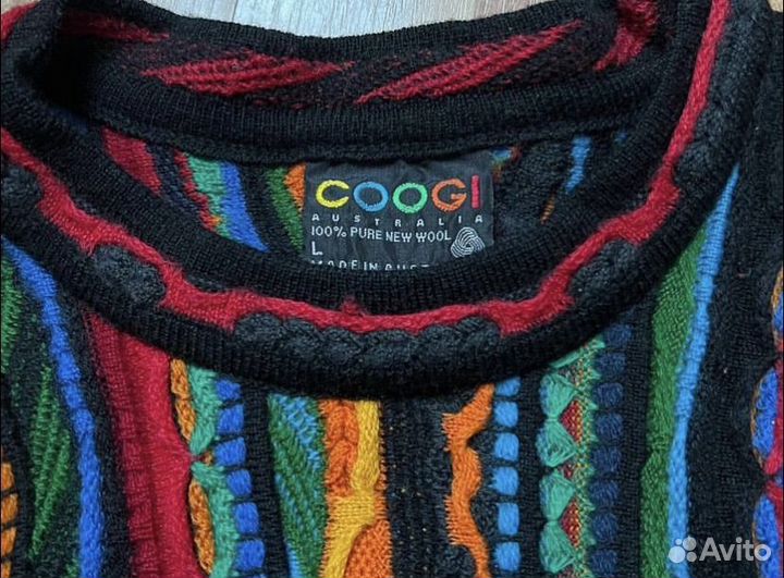 Винтажный свитер Coogi Australia 90