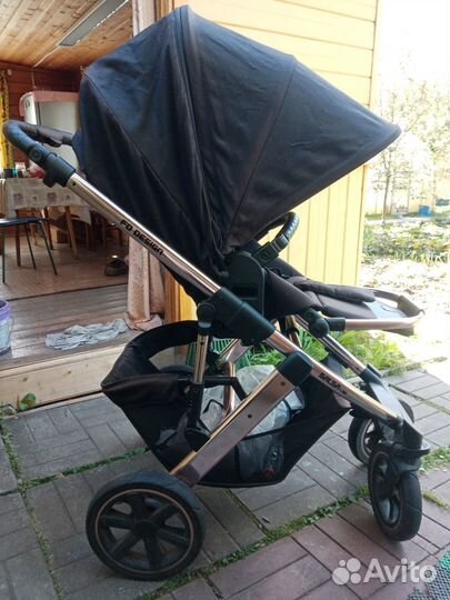 Коляска 2 в 1 ABC-Design Salsa 4 Air Gold rose