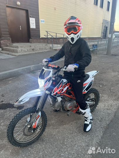 Питбайк kayo 140, 2023г, 21м/ч