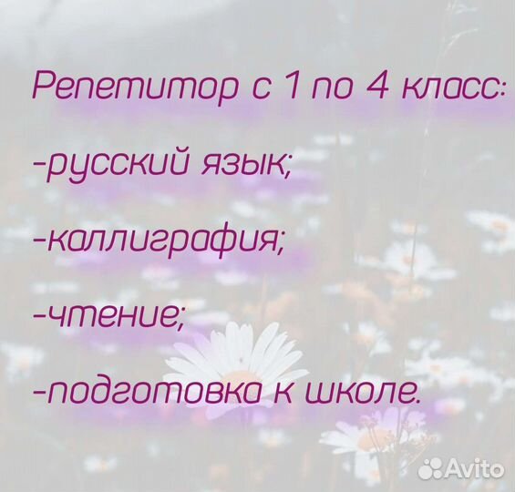 Репетитор 1-4 классы