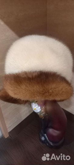 Кепка из меха норки