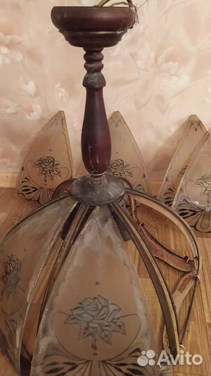Люстра и бра винтажные под реставрацию