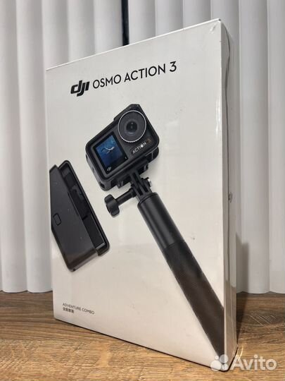 Экшн камера dji osmo action 3 adventure combo