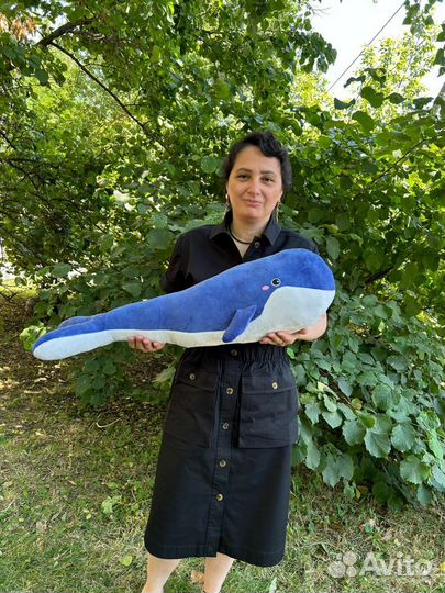 Мягкая игрушка кит. Кит подушка обнимашка