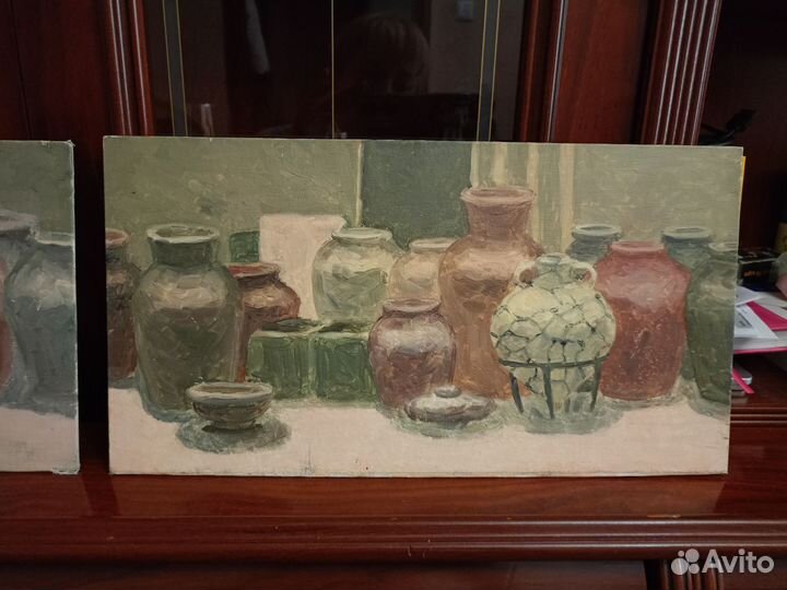 Диптих картины живопись маслом