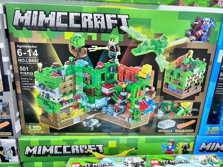 Конструктор майнкрафт лего