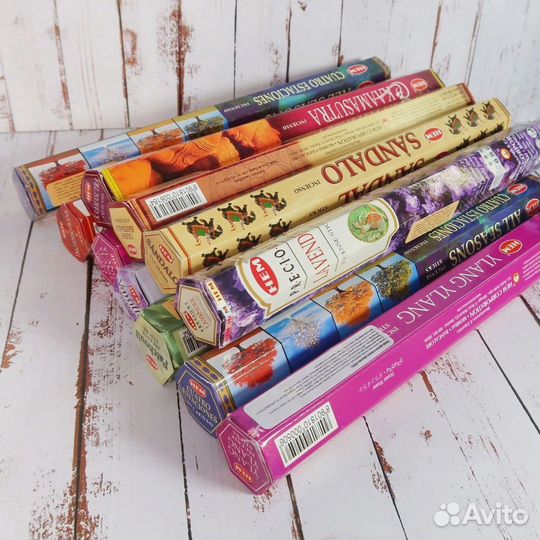 Благовония Аромапалочки HEM (Индия) 6-гранник 20 ш