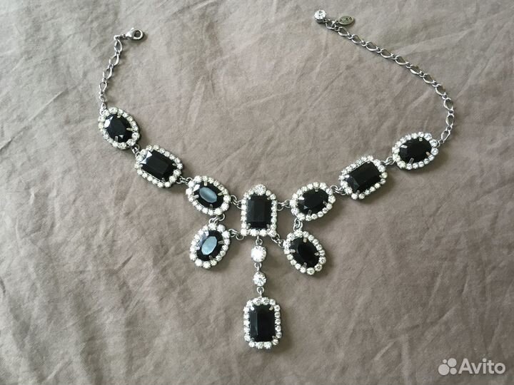 Колье с цирконом