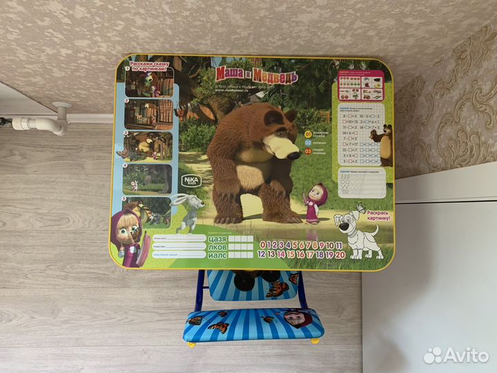 Детский стол и стульчик ника комплект