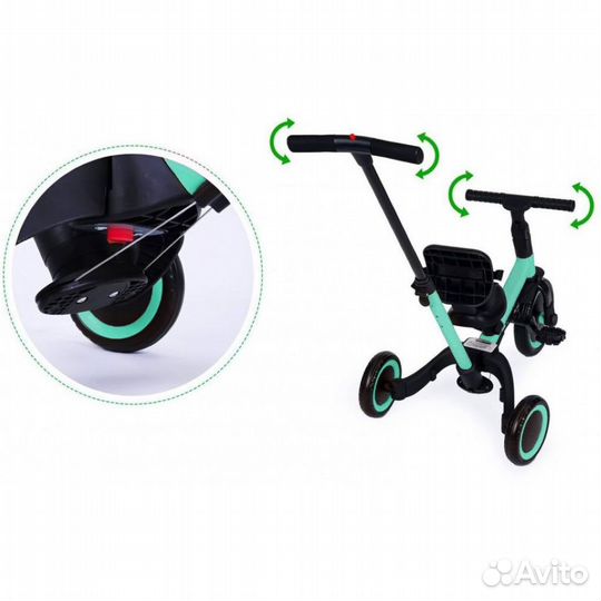 Велосипед детский 4в1