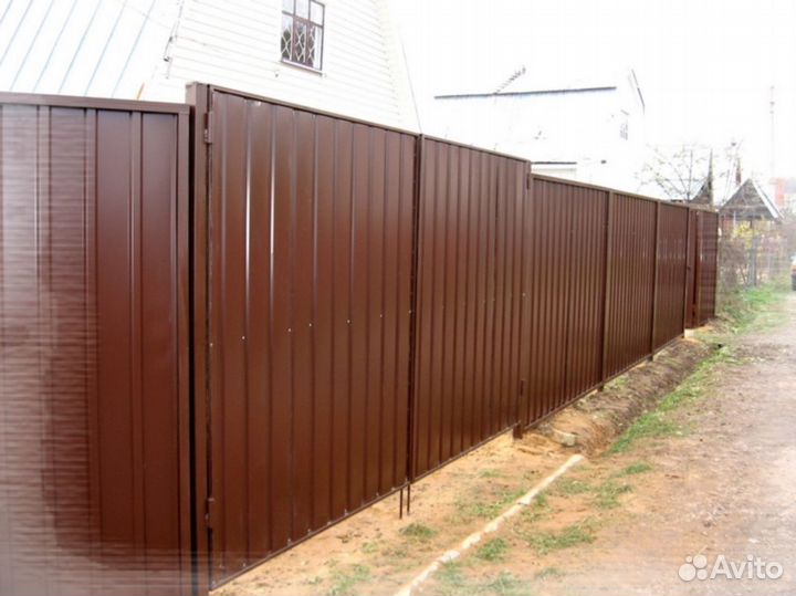 Забор из профлиста