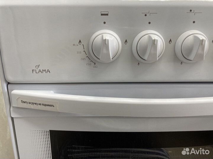 Новая газовая плита Flama в идеальном состоянии