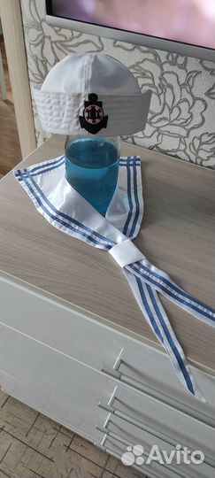 Матроская шапочка и воротник