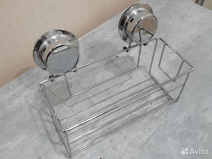 Полка на присосках для ванны или кухни