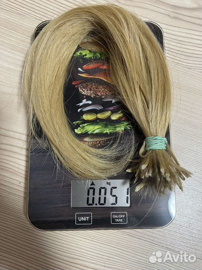 Волосы для наращивания натуральные бу