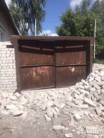 Ворота гаражные бу