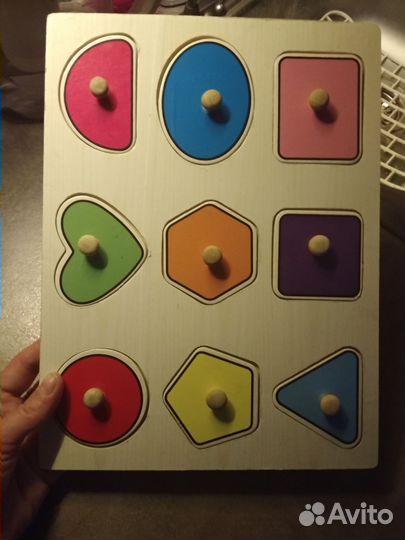 Деревянная развивающая игрушка для детей