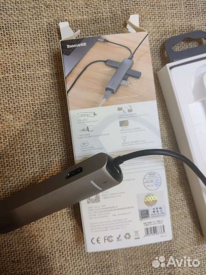 USB 3.0 Хаб hub baseus type-s hdmi