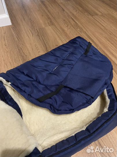 Зимний меховой конверт в коляску, санки Womart