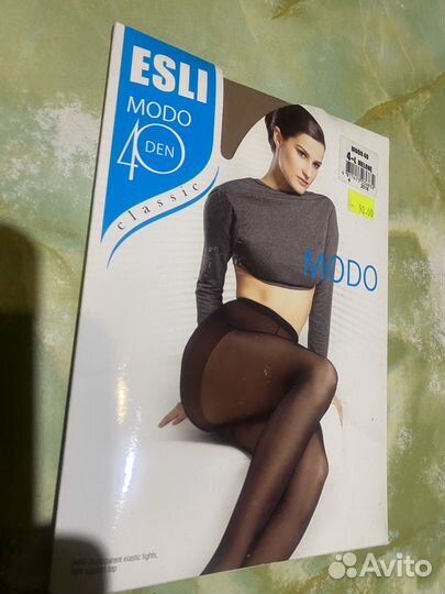 Бежевые колготки