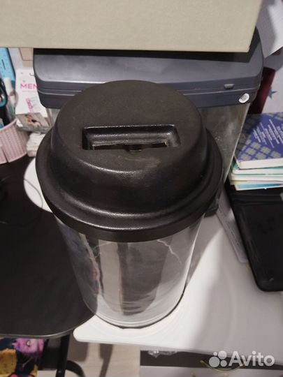 Аквариум круглый, настольный