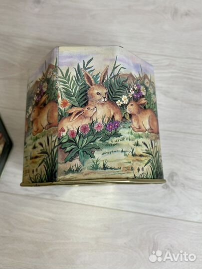 Банка жестяная из под чая винтаж 90х годов