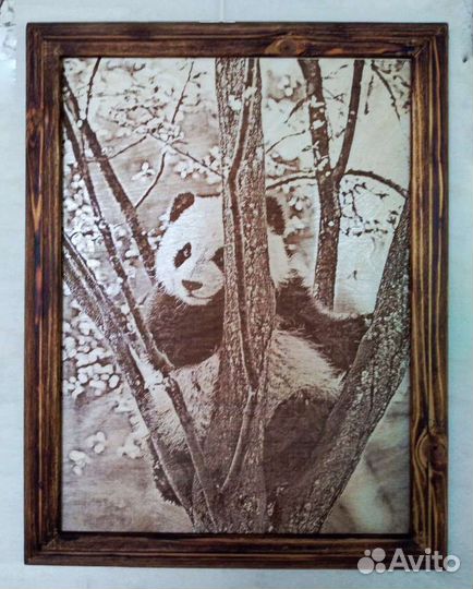 Картина на дереве по фото