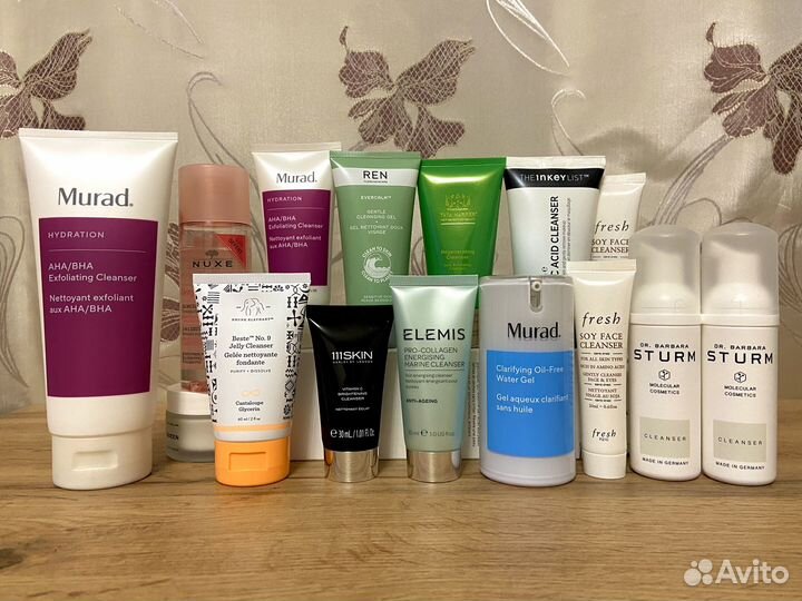 Очищение лица: B.Sturm, Murad, Elemis, Ren