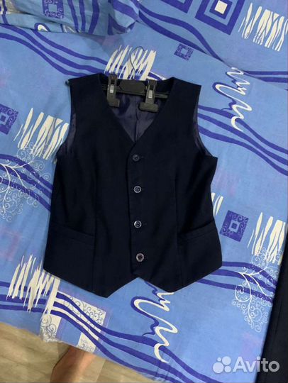 Жилетка Императрица синяя