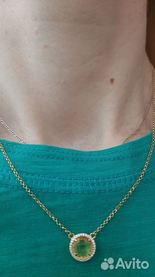 Комплект из серег, кольца, колье