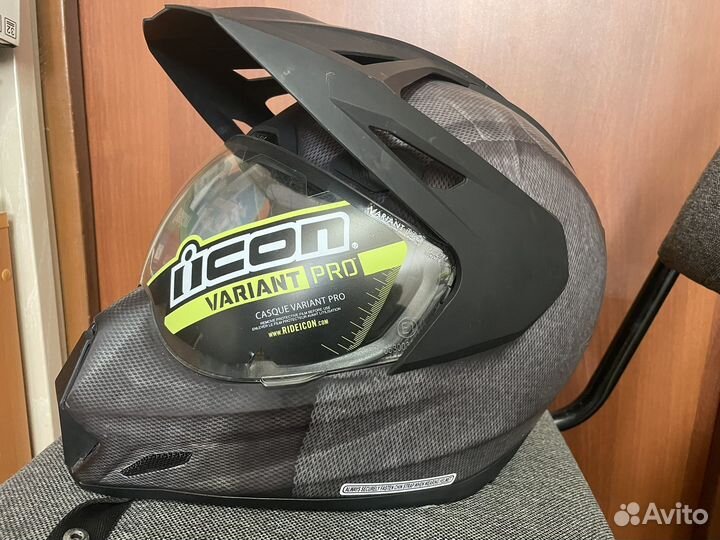 Мото шлем icon variant pro construct M 56 57 58