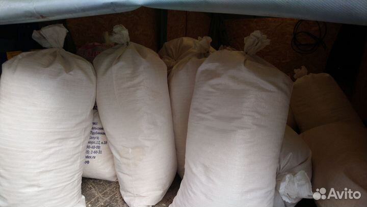 Опилки стружка в мешках