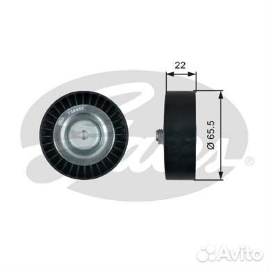 Направляющий ролик привода вспомогательных агрегат