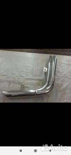 Защита заднего бампера toyta land cruser 100