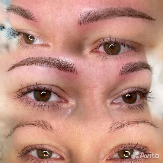 Микроблейдинг бровей, перманент, волосковая техник