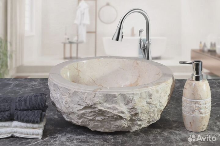 Раковина из мрамора