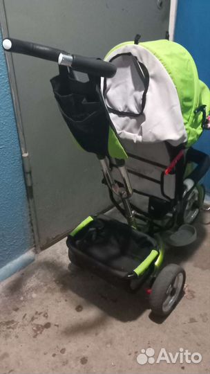 Велосипед коляска с ручкой