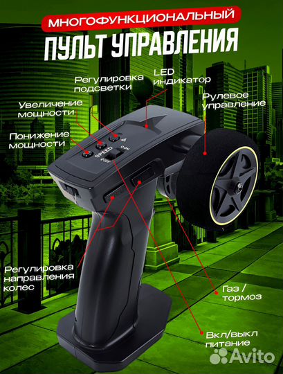 Дрифт машинка на радиоуправлении