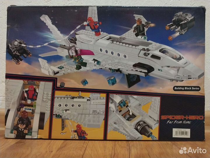 Конструктор Марвел Реактивный самолет Старка