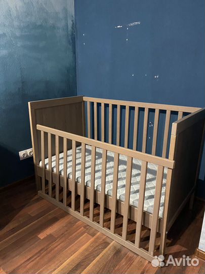 Детская кроватка IKEA сундвик