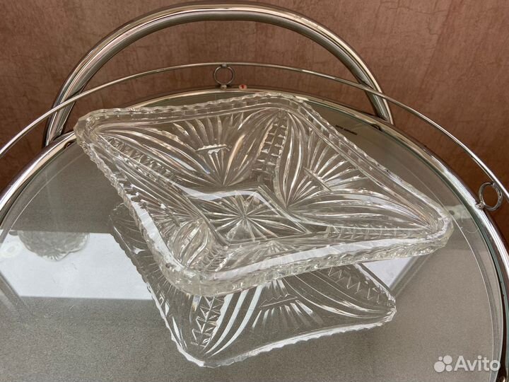Салатник хрустальный большой