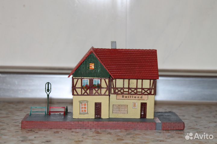 Макет домика для ж/д