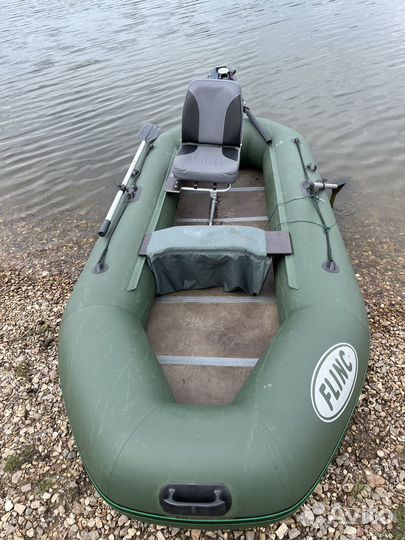 Надувная лодка флинк с мотором