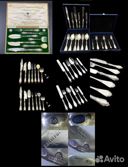 Карл Фабереже. Столовые серебро 84 пробы