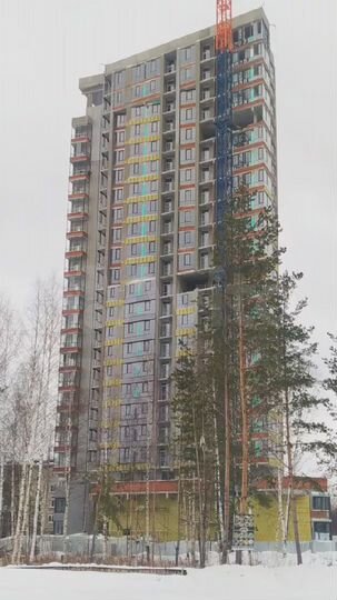 1-к. квартира, 54,3 м², 3/22 эт.