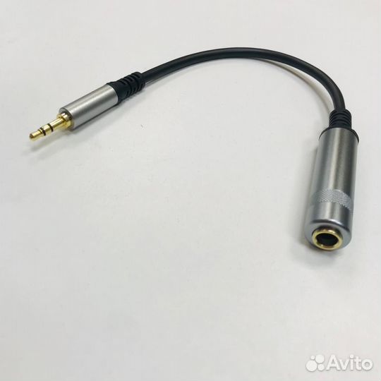 Переходник Jack 3.5мм (M) - Jack 6.35мм (F), Live