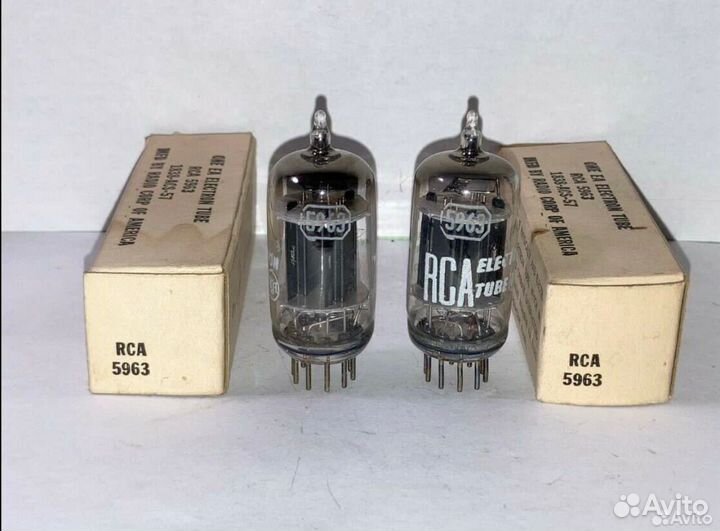 Радиолампа RCA 5963 12AU7 ECC82
