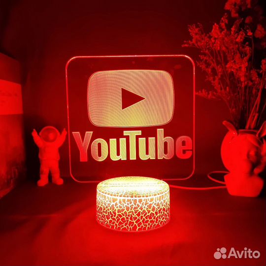 Светильник YouTube 3D