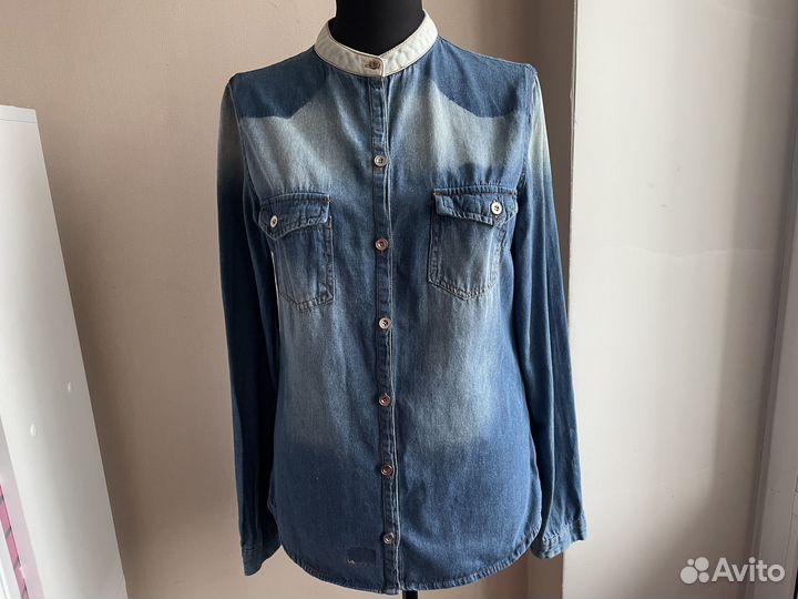 Женские рубашки и блузки 44 хлопок вискоза